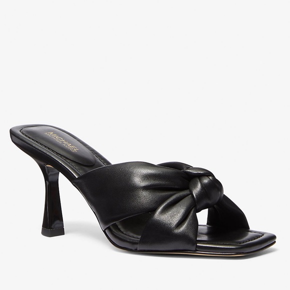 Michael Kors Black Sandal Heels - Picture 1 of 5